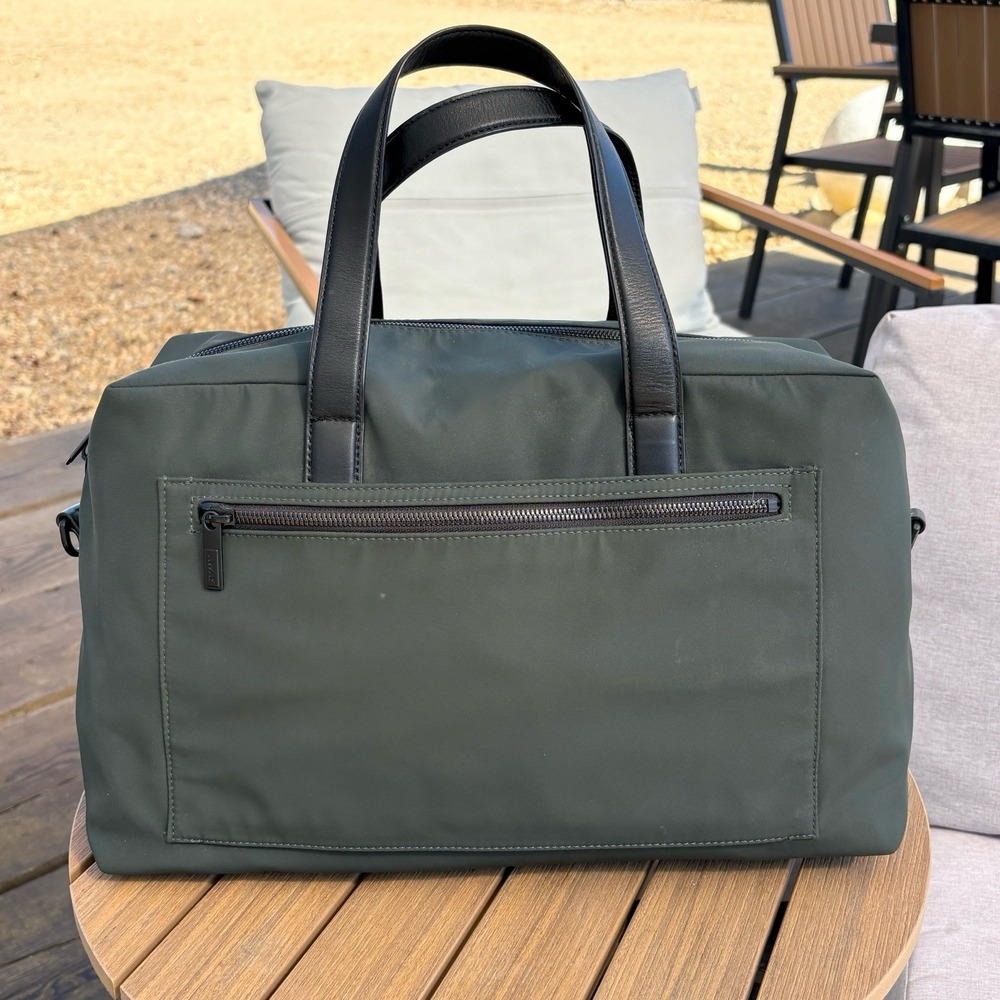Away Everywhere Bag Olive Green Nylon Travel Tote Laptop Commuter Carry On Bag